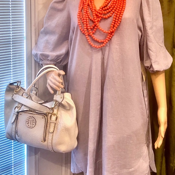 N16-ANTONIO MELANI Off-White Leather Purse - Picture 12 of 12